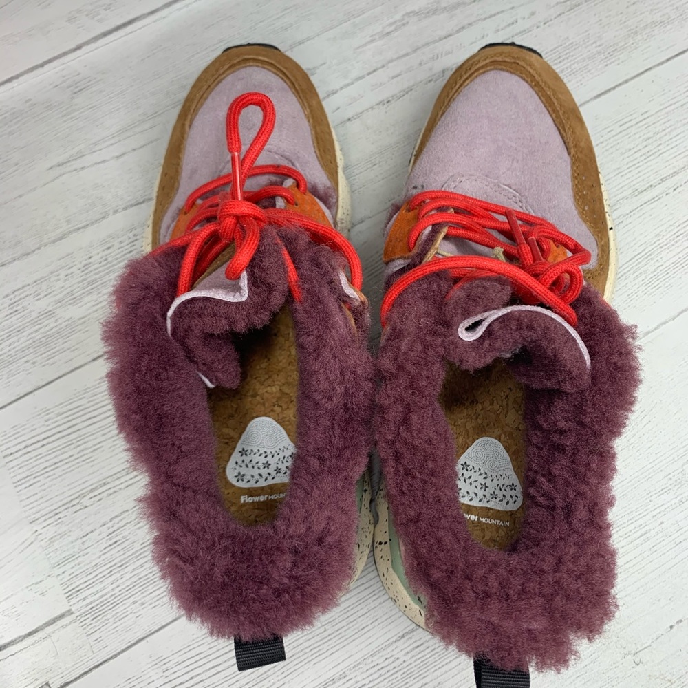 Flower mountain suede fur men’s  sneakers/7 - Picture 3 of 14